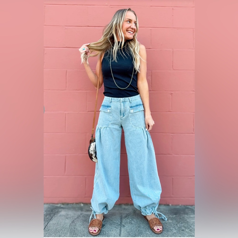 NWT BIBI BALLOON JEANS M